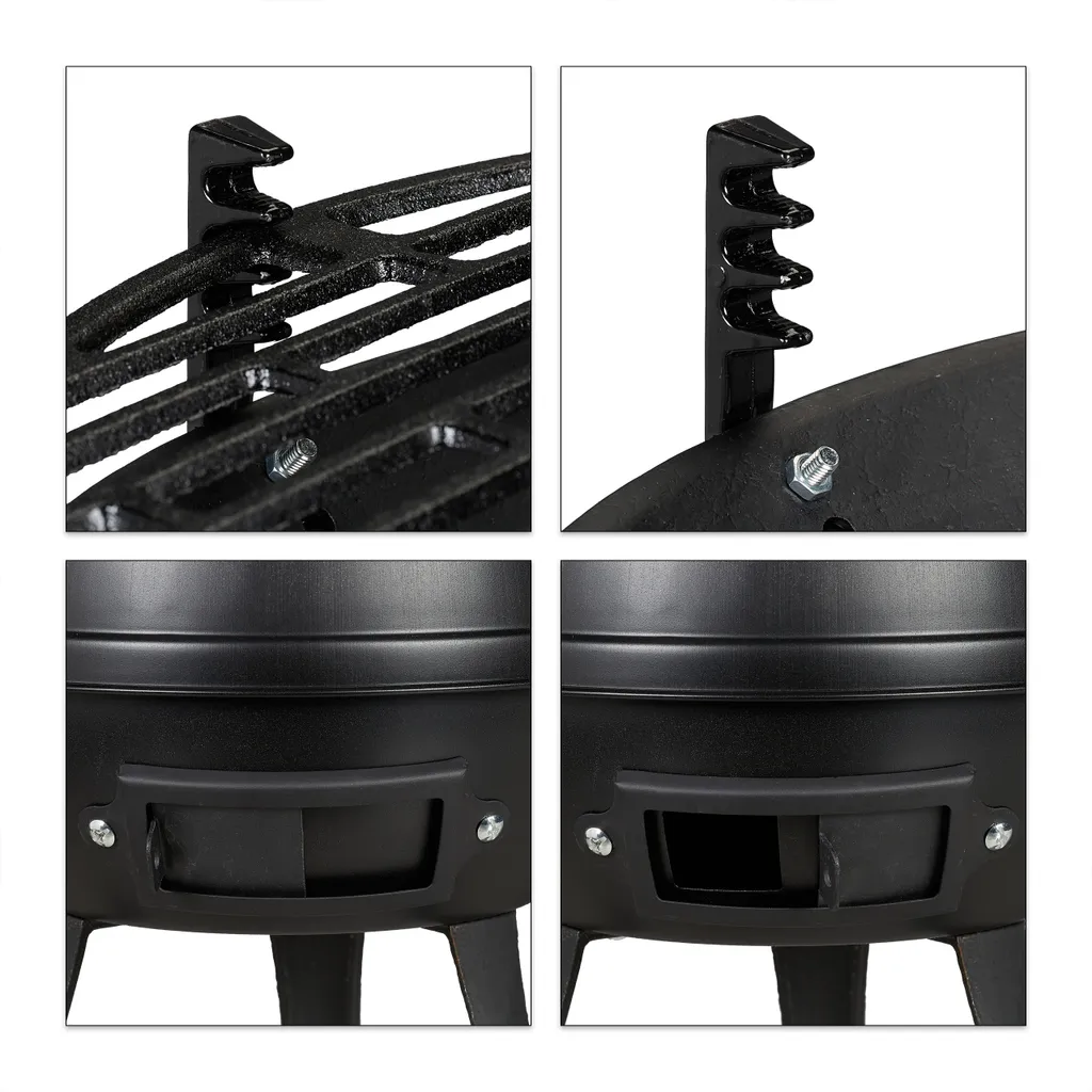 Relaxdays Grillfass Aus Gusseisen 9 Relaxdays Grillfass Aus Gusseisen – Bild 7