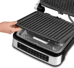 ZEEGMA Elektrischer Kontaktgrill Und Sandwichtoaster 2100W | Herausnehmbare Heizplatten, 2in1, 180 ° Klappbar, ILAG-Antihaftbeschichtung, Tropfschale, Akustische Benachrichtigungen, Timer, Die Möglichkeit Vom Waschen In Der Spülmaschine 36 ZEEGMA Elektrischer Kontaktgrill Und Sandwichtoaster 2100W | Herausnehmbare Heizplatten, 2in1, 180 ° Klappbar, ILAG-Antihaftbeschichtung, Tropfschale, Akustische Benachrichtigungen, Timer, Die Möglichkeit Vom Waschen In Der Spülmaschine -Tepro Verkäufe 2024 88f626d30955e35ed470d2b1ce5a409a