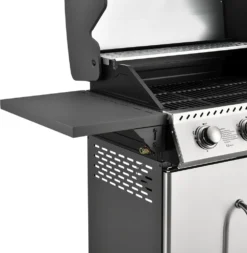 Juskys Gasgrill Kansas Mit 4 Brenner 12 KW, BBQ Grill Mit Gusseisen-Grillrost, Warmhalterost & Thermometer, XL Grillwagen 2 Seitenablagen & 4 Räder -Tepro Verkäufe 2024 897e990958c99d9fed95f484dd9c17b9