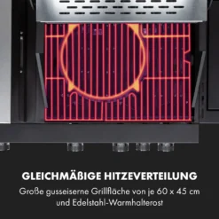 Klarstein Gasgrill Und Pizzaofen, Seitenbrenner Gasgrill Mit 6 Brenner, 20,5kW Edelstahl-Gasgrill, BBQ Gasgrill Für Balkon & Garten, Grill Für Propan, Gasgrills Mit Pizzastein & Thermometer 20 Klarstein Gasgrill Und Pizzaofen, Seitenbrenner Gasgrill Mit 6 Brenner, 20,5kW Edelstahl-Gasgrill, BBQ Gasgrill Für Balkon & Garten, Grill Für Propan, Gasgrills Mit Pizzastein & Thermometer -Tepro Verkäufe 2024 8a3ccd0d6677d19d8d59f04052450a00
