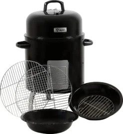 BBQ-Toro Räuchertonne Beech Ø 43,5 Cm | Räucherofen BBQ Smoker Holzkohlegrill