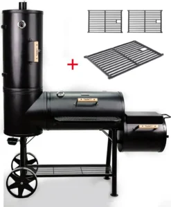 TAINO CHIEF 130kg Smoker Inkl. 3er Set Roste BBQ Räucherofen Holzkohle Grill