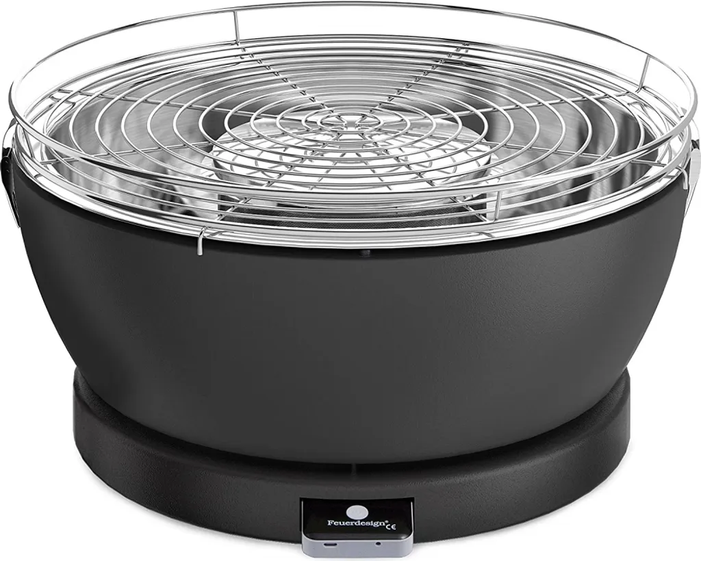 Holzkohle Tischgrill Rund Vesuvio Mit Aktivbelüftung 6 Holzkohle Tischgrill Rund Vesuvio Mit Aktivbelüftung – Bild 4