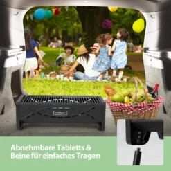 COSTWAY Tragbarer Holzkohlegrill Mit Elektrischer Bratgabel, Leichte Outdoor-Grill, Abnehmbaren Beinen, Campinggrill Für BBQ, Camping, Picknick, Party, Garten, Grillfläche: Ca. 46 X 20 Cm 11 COSTWAY Tragbarer Holzkohlegrill Mit Elektrischer Bratgabel, Leichte Outdoor-Grill, Abnehmbaren Beinen, Campinggrill Für BBQ, Camping, Picknick, Party, Garten, Grillfläche: Ca. 46 X 20 Cm -Tepro Verkäufe 2024 8da4460ab584ca7c1e29ba3b9cd931b6