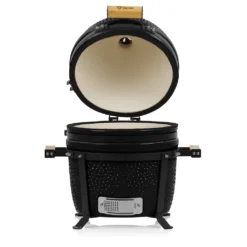 BBQ-Toro Kamado Grill Holzkohlegrill Ø 39 Cm "SHIRO" Mit Thermometer Und Holzgriffen, Schwarz -Tepro Verkäufe 2024 8df0f1d9f47c7f4d76011bfa7e2c7a47