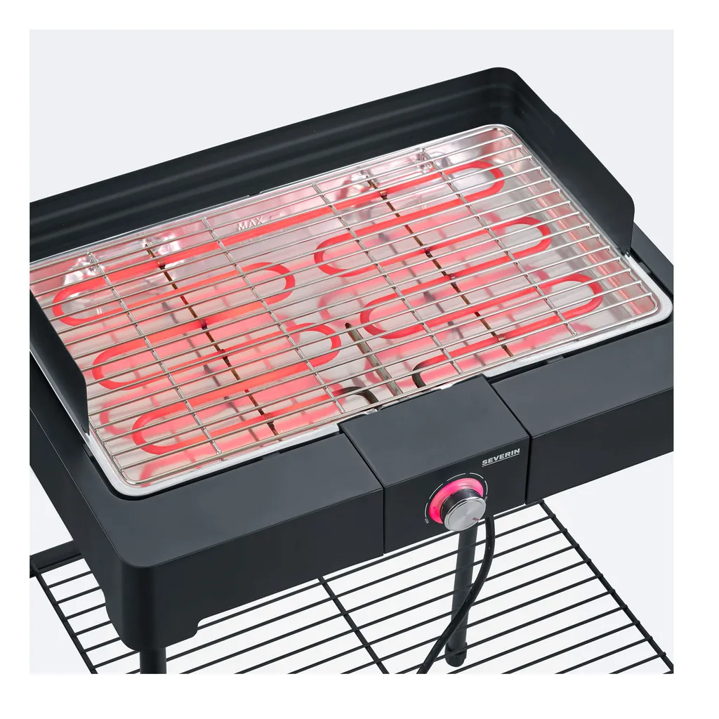 Severin PG 8566 - Standgrill - Schwarz 12 Severin PG 8566 - Standgrill - Schwarz – Bild 10