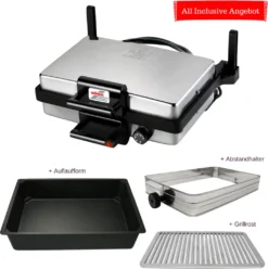 CiCi HOME Aktion SILEX Multigrill All Inclusive Angebot SILEX + Auflaufform + Abstandhalter + Grillrost