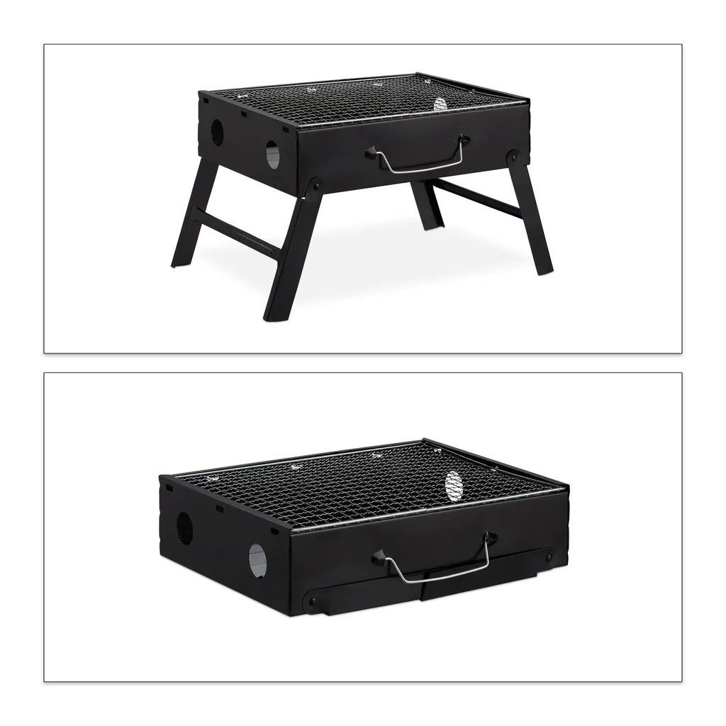 Relaxdays Koffergrill Für Camping Und Picknick 12 Relaxdays Koffergrill Für Camping Und Picknick – Bild 10