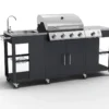 Tepro Gasgrill-Küche Outdoorküche "Petersburg" Mit Waschbecken Und Seitenkocher, 4 + 1 Brenner -Tepro Verkäufe 2024 91772e3fb469c825b96706a5085c5ec7