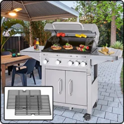 Proficook Gasgrill PC-GG 1181silber 4 Edelstahl-Brenner +zusätzliche Kochstelle (4+1) -Tepro Verkäufe 2024 920c61b6b8adaa8921e4cd169afbe7b8