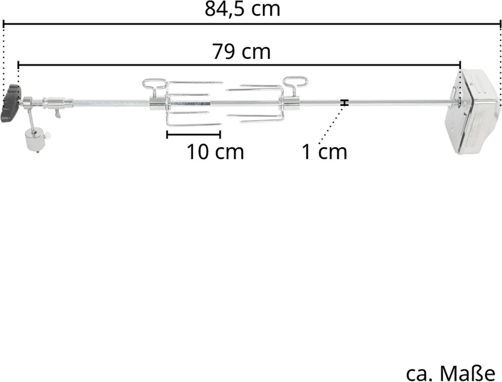 TAINO PLATINUM 2+1 Gasgrill Set Mit Drehspieß Edelstahl Sear-Burner Grillwagen Mit Rotisserie Motor Fleischspieß 13 TAINO PLATINUM 2+1 Gasgrill Set Mit Drehspieß Edelstahl Sear-Burner Grillwagen Mit Rotisserie Motor Fleischspieß – Bild 11