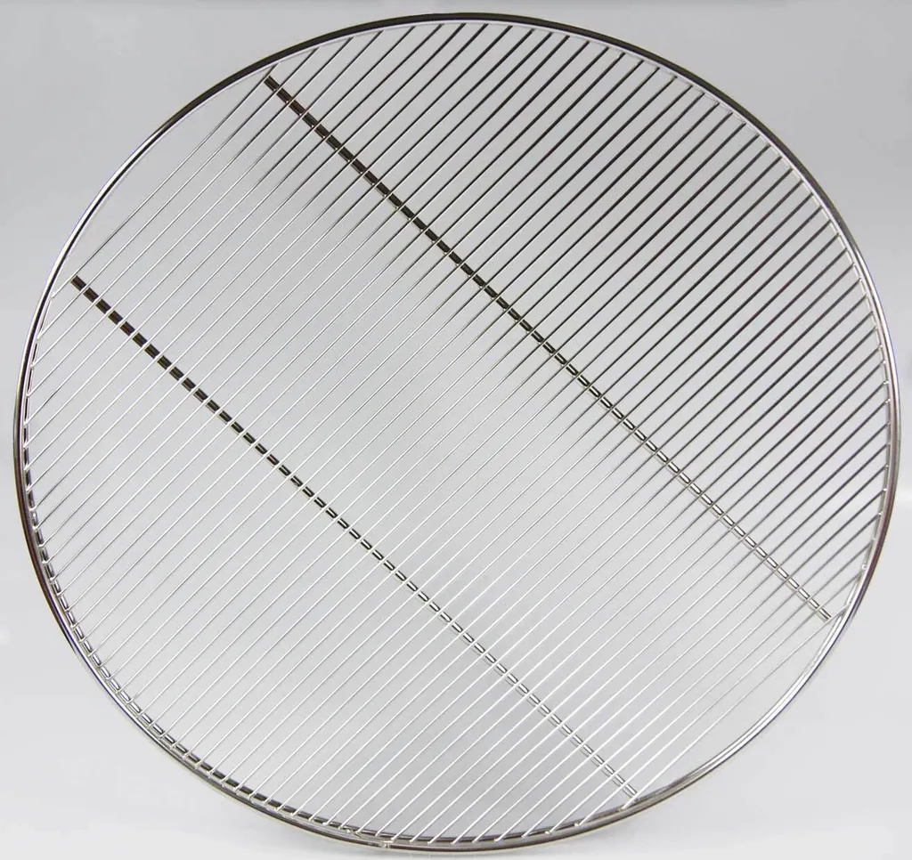 Edelstahl Grillgalgen Mit Kurbel + Seil (Höhe 180 Cm) + Ø 70 Cm Edelstahl Grillrost / Nur 10mm Lichter Stababstand 5 Edelstahl Grillgalgen Mit Kurbel + Seil (Höhe 180 Cm) + Ø 70 Cm Edelstahl Grillrost / Nur 10mm Lichter Stababstand – Bild 3