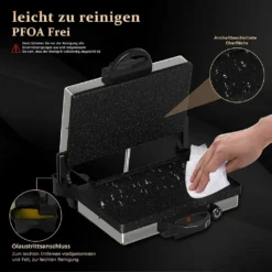 Kontaktgrill, Scheffler 2000W Optigrill, Multi Grill, Lahmacun Makinasi, Grill, Toaster, Brotmaschine, Edelstahl Tischgrill Mit Grill, Brotbackform, Kasserolle, Antihaft-Beschichtung 18 Kontaktgrill, Scheffler 2000W Optigrill, Multi Grill, Lahmacun Makinasi, Grill, Toaster, Brotmaschine, Edelstahl Tischgrill Mit Grill, Brotbackform, Kasserolle, Antihaft-Beschichtung -Tepro Verkäufe 2024 9561e3fbaa79a714300a7c292df14cb3