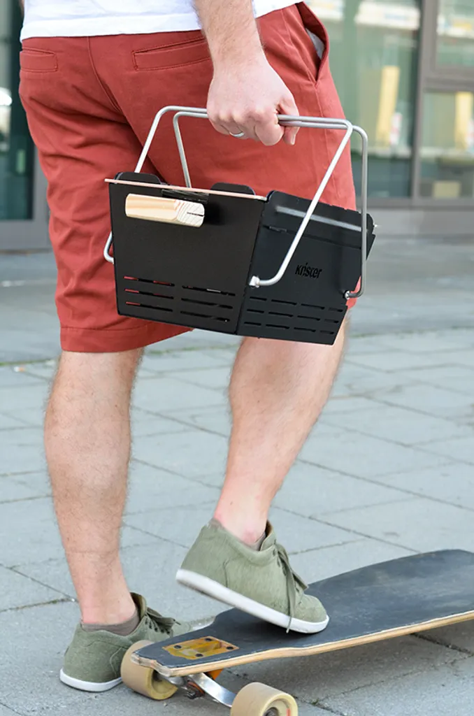 Knister Small Nicht Auseinanderziehbar, 28x20 Cm Grillfläche, 2.5kg, Stahl Feuerfest Pulverbeschichtet 11 Knister Small Nicht Auseinanderziehbar, 28x20 Cm Grillfläche, 2.5kg, Stahl Feuerfest Pulverbeschichtet – Bild 9