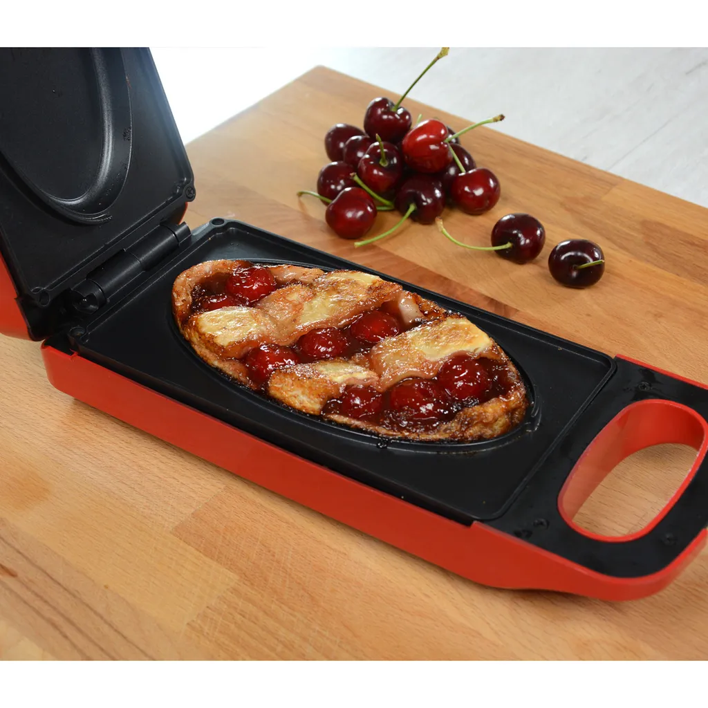 Express Cooker® Multi-Grill Mit Wendefunktion, 3 In1-Toasten-Backen-Braten, Anti-Haft Beschichtung, 800 Watt, Rot - Original Aus Der TV Werbung 10 Express Cooker® Multi-Grill Mit Wendefunktion, 3 In1-Toasten-Backen-Braten, Anti-Haft Beschichtung, 800 Watt, Rot - Original Aus Der TV Werbung – Bild 8