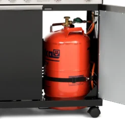 TAINO Black 4+1 Gasgrill Inkl. Zubehör Edelstahl Sear-Burner Power-Zone Keramik-Brenner BBQ Grillwagen Gusseisen Seitenkocher Piezozündung -Tepro Verkäufe 2024 96388520445d2d214b3f5125f103c032