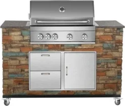 El Fuego Outdoor Grillküche Built In Edelstahl 4 +1 Infrarot