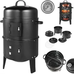 Deuba 3in1 Smoker Inkl. Thermometer Leichter Transport Räucherofen Holzkohlegrill BBQ Rundgrill Räuchertonne 19 Deuba 3in1 Smoker Inkl. Thermometer Leichter Transport Räucherofen Holzkohlegrill BBQ Rundgrill Räuchertonne -Tepro Verkäufe 2024 971039419101de0653520eadc6c4fc14