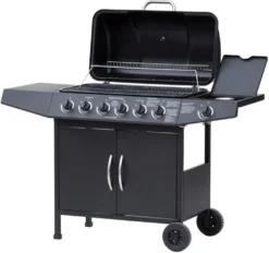 El Fuego Gasgrill / Grillwagen Dayton 6+1 Schwarz Grillfläche 69x35cm -Tepro Verkäufe 2024 97147d8bed1e3dc884bffb8da4de62a7