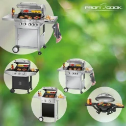 ProfiCook Gasgrill PC-GG 1128 Silber 2 Edelstahlbrenner -Tepro Verkäufe 2024 97bd5bdefa2013170f0ec04adb6d78b5