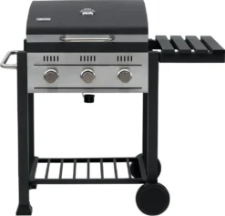Tepro Gasgrillwagen Toronto Mit Drei Edelstahl-Brenner Und Thermometer