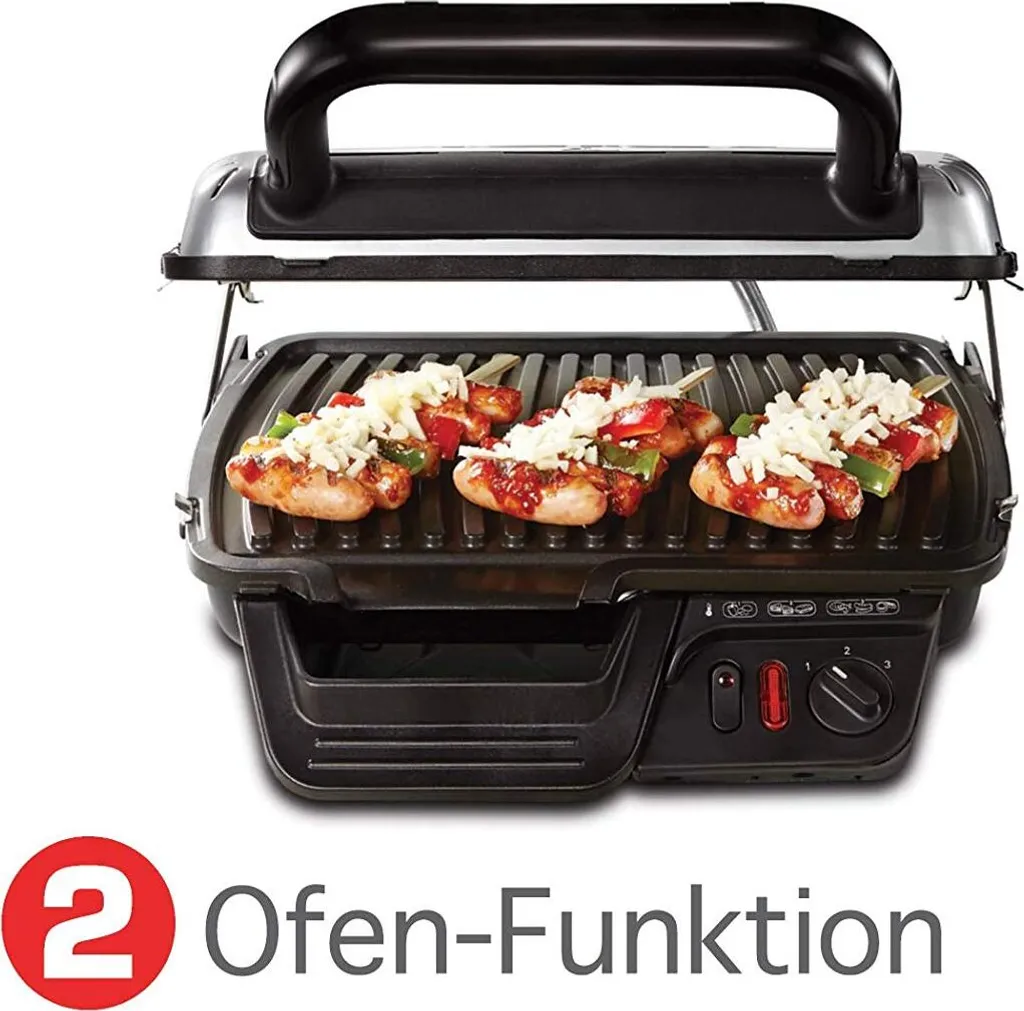 Tefal GC 3060 3in1 Kontaktgrill Schwarz / Silber 16 Tefal GC 3060 3in1 Kontaktgrill Schwarz / Silber – Bild 14