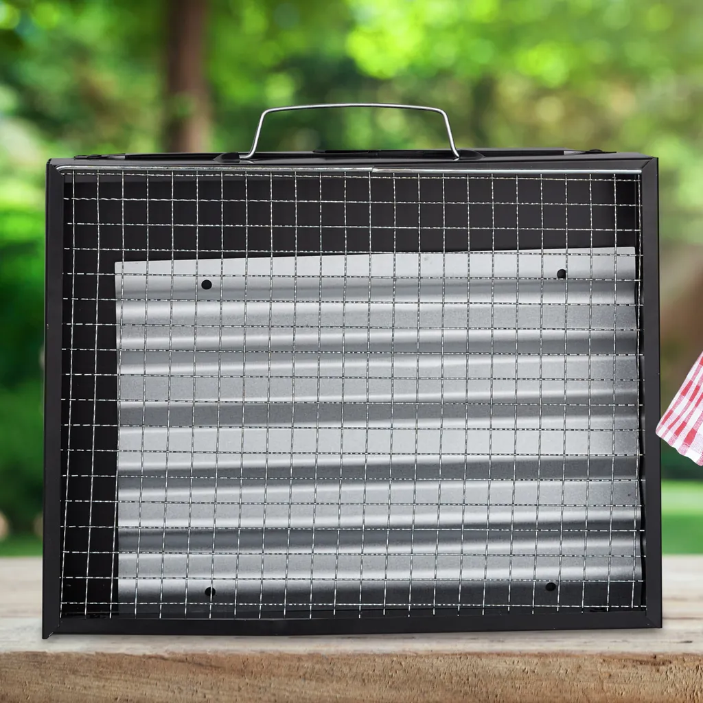 Relaxdays Koffergrill Für Camping Und Picknick 5 Relaxdays Koffergrill Für Camping Und Picknick – Bild 3