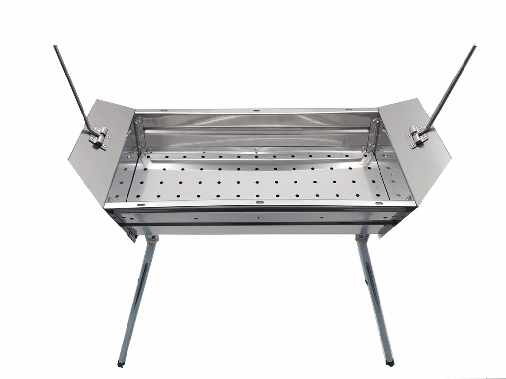 Mangal Ararat Edelstahl 2mm Schaschlikgrill Mit Verstellbarer Grillhöhe 7 Mangal Ararat Edelstahl 2mm Schaschlikgrill Mit Verstellbarer Grillhöhe – Bild 5