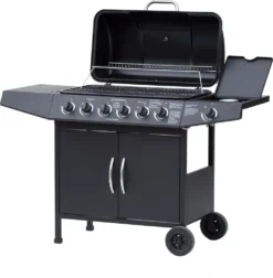 El Fuego Gasgrill / Grillwagen Dayton 6+1 Schwarz Grillfläche 69x35cm -Tepro Verkäufe 2024 a0a0c3481f1f6d089056a3494f76089c