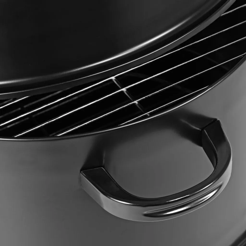 Deuba 3in1 Smoker Inkl. Thermometer Leichter Transport Räucherofen Holzkohlegrill BBQ Rundgrill Räuchertonne 17 Deuba 3in1 Smoker Inkl. Thermometer Leichter Transport Räucherofen Holzkohlegrill BBQ Rundgrill Räuchertonne – Bild 15