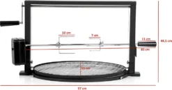 BBQ-Toro Grillspieß Set Mit Grillrost | Rotisserie Grillaufsatz Für Kugelgrill -Tepro Verkäufe 2024 a2d6e631f3f4ea8a83e251f4ebeaf6ba