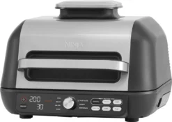 Ninja AG651EU Foodi MAX PRO Grill & Heißluftfritteuse, 7 Zubereitungsfunktionen, 2 Grillplatten, 3,8 L - Silber/Schwarz 17 Ninja AG651EU Foodi MAX PRO Grill & Heißluftfritteuse, 7 Zubereitungsfunktionen, 2 Grillplatten, 3,8 L - Silber/Schwarz -Tepro Verkäufe 2024 a390cda794c782a42db4056b8f9e9e89