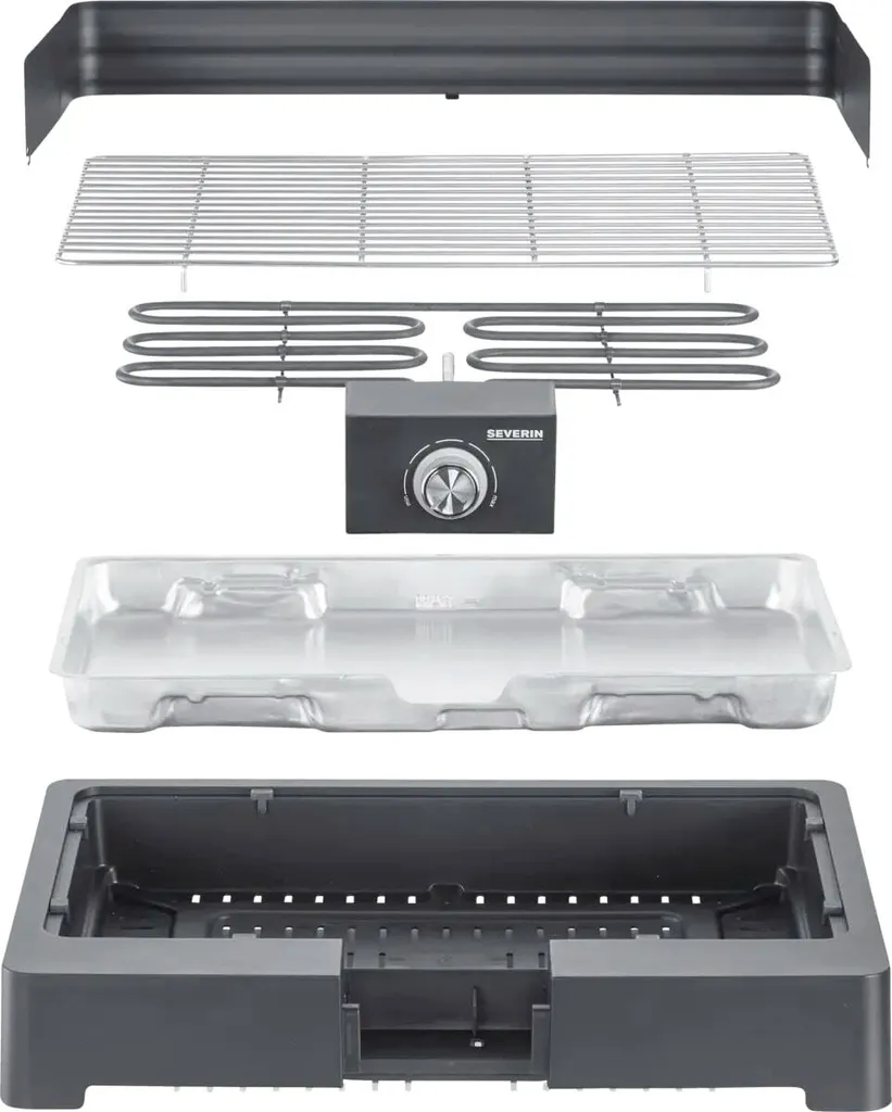 Severin PG 8565 Tischgrill Mit Grillrost 2200 Watt Indoor / Outdoor Windschutz 7 Severin PG 8565 Tischgrill Mit Grillrost 2200 Watt Indoor / Outdoor Windschutz – Bild 5