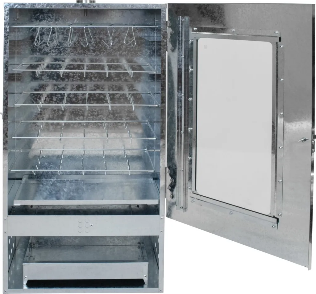 Eversmoke Räucherofenset Magnum Power Pro Mit Scheibe Inkl. 5,5kW Brenner, Thermometer, Mehl & Lake, 46x28x86cm - 1Stück 7 Eversmoke Räucherofenset Magnum Power Pro Mit Scheibe Inkl. 5,5kW Brenner, Thermometer, Mehl & Lake, 46x28x86cm - 1Stück – Bild 5