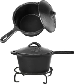 El Fuego Pfannen-Schmortopf-Set Dutch Oven Set 7-teilig, Schwarz -Tepro Verkäufe 2024 a6c26960e376ac070b02901fac9f9d91