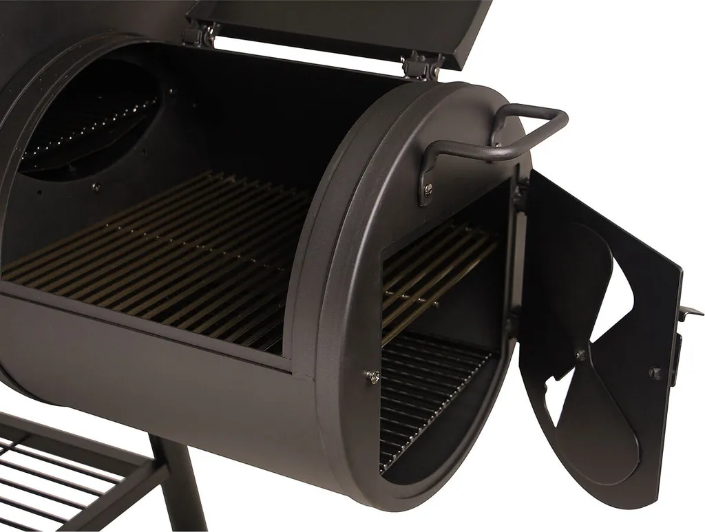 TAINO YUMA Smoker 90kg Set Mit Abdeckhaube Holzkohle-Grill BBQ Räucherofen 5 TAINO YUMA Smoker 90kg Set Mit Abdeckhaube Holzkohle-Grill BBQ Räucherofen – Bild 3
