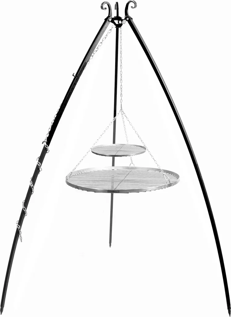 CookKing 22451 Schwenkgrill 200cm - Doppelrost Aus Rohstahl 80cm + 40cm 4 CookKing 22451 Schwenkgrill 200cm - Doppelrost Aus Rohstahl 80cm + 40cm – Bild 2