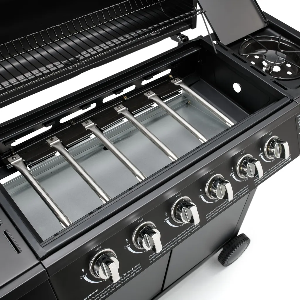 TAINO BASIC 6+1 Brenner Gasgrill Abdeckung Set Gasregler BBQ Zubehör Cover 7 TAINO BASIC 6+1 Brenner Gasgrill Abdeckung Set Gasregler BBQ Zubehör Cover – Bild 5