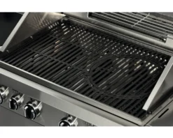 Gasgrill Enders Kansas II Pro 4 SIK Profi Turbo 153 X 64 X 118 Cm 4 Brenner + Rückbrenner + Seitenbrenner Silber Inkl. Deckelthermometer, Fettauffangschale, Grillrost, Hochleistungshitzezone, Warmhalterost, Seitenablage Grillrost -Tepro Verkäufe 2024 a8c5b80972dfb75bec61a8fc60472461