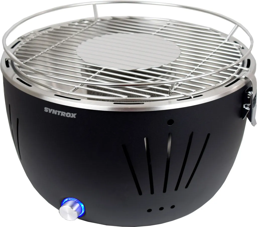 Raucharmer Holzkohlegrill Tischgrill Barbecue Mit Tasche Schwarz Rund "" 12 Raucharmer Holzkohlegrill Tischgrill Barbecue Mit Tasche Schwarz Rund "" – Bild 10