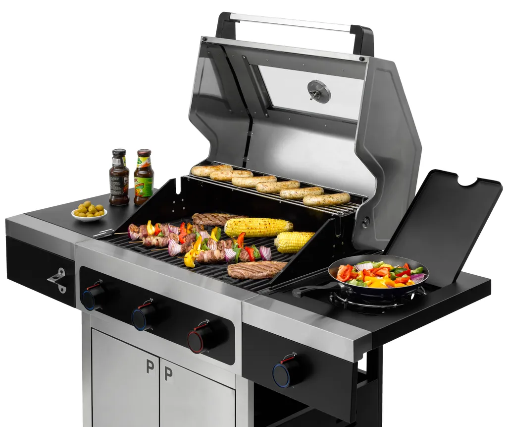 Tepro Edelstahl Gasgrill Keansburg 3 Special Edition, 3-Brenner Inkl. Powerzone Und Seitenbrenner 14 Tepro Edelstahl Gasgrill Keansburg 3 Special Edition, 3-Brenner Inkl. Powerzone Und Seitenbrenner – Bild 12