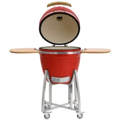 BBQ-Toro Kamado Grill Holzkohlegrill Ø 46 Cm "KURO" Mit Bambusablage, Thermometer, Rot -Tepro Verkäufe 2024 ab0563cf899b93b58f251c7ac0c8882d
