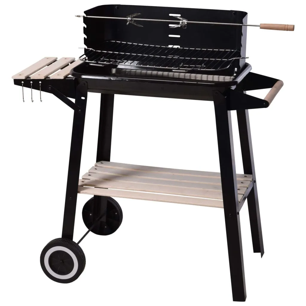 ProGarden Holzkohlegrill 86,5 Cm Schwarz 3 ProGarden Holzkohlegrill 86,5 Cm Schwarz