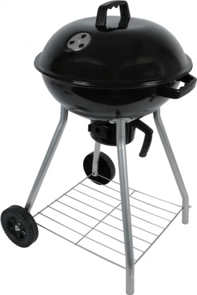 BBQ Collection Holzkohlegrill, Kugelgrill Rundgrill Ø 45 X 83 Cm Mit Deckel, Stabiler Standgrill Auf Rädern Mit Abnehmbarem Aschekasten & Ablagegitter, Schwarz 21 BBQ Collection Holzkohlegrill, Kugelgrill Rundgrill Ø 45 X 83 Cm Mit Deckel, Stabiler Standgrill Auf Rädern Mit Abnehmbarem Aschekasten & Ablagegitter, Schwarz – Bild 19