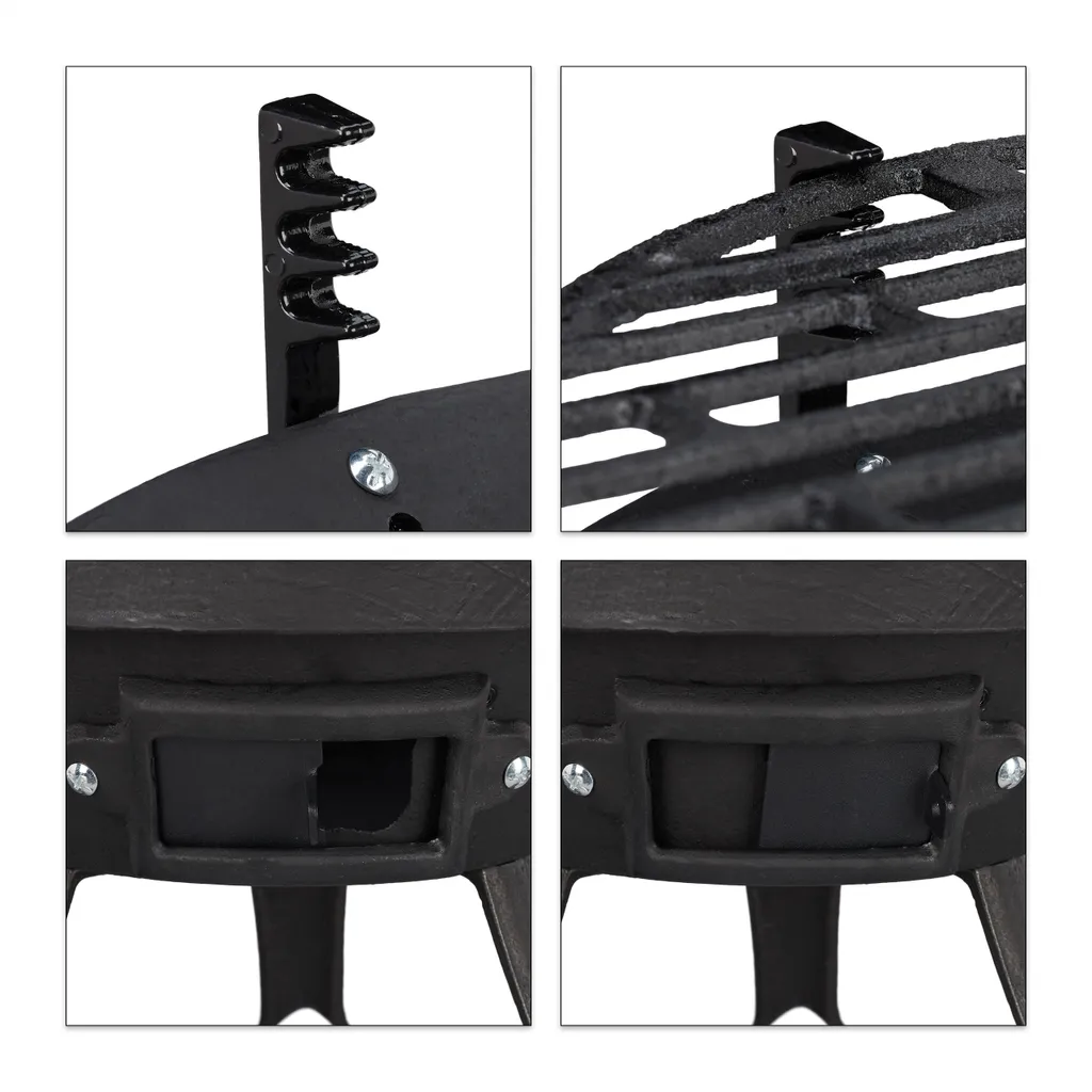 Relaxdays Grillfass Gusseisen 9 Relaxdays Grillfass Gusseisen – Bild 7