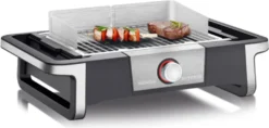Severin PG 8113 Senoa Boost Tischgrill 3000W Safe-Touch Thermostat Grillrost