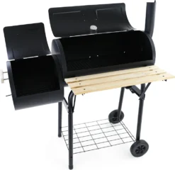 RAMROXX® BBQ XL Smoker Holzkohle Barbecue Grill RX970 Schwarz Mit Abdeckung -Tepro Verkäufe 2024 b1240d7af699c3d0d472700f57ecf791