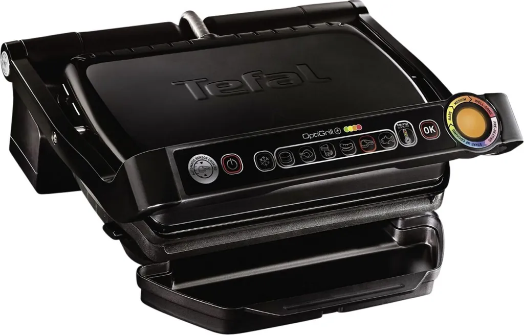 TEFAL Kontaktgrill Optigrill+ GC7128 (Elektrisch, 2000 Watt, 6 Grillprogramme, Lichtindikator, 33,3 X 20 Cm Grillfläche, 3 TEFAL Kontaktgrill Optigrill+ GC7128 (Elektrisch, 2000 Watt, 6 Grillprogramme, Lichtindikator, 33,3 X 20 Cm Grillfläche,