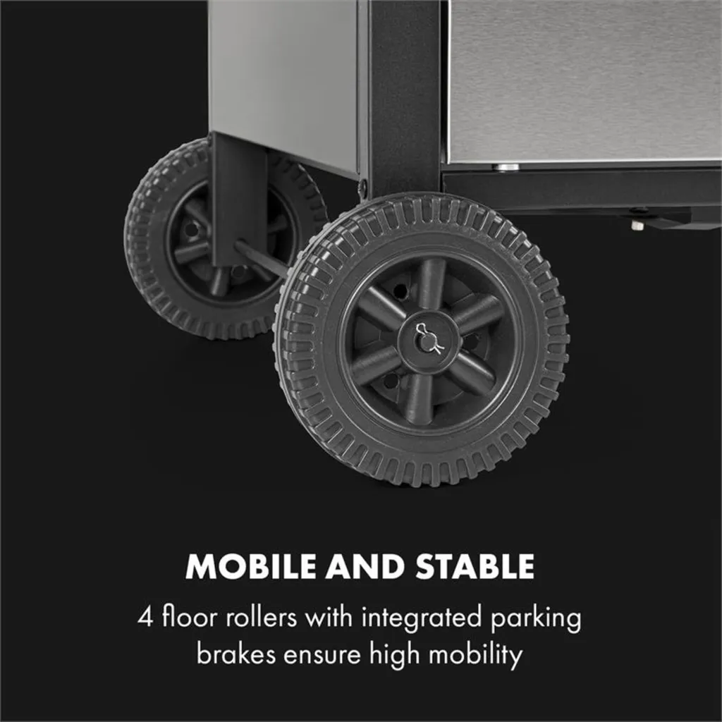 Klarstein Gasgrill Mit Großer Grillfläche, Gasgrill 1 Seitenbrenner & 4 Brenner, 17,1kW Edelstahl-Gasgrill, BBQ Gasgrill Für Balkon & Garten, Grill Für Propan, Gasgrills Mit 5 Brenner & Thermometer 12 Klarstein Gasgrill Mit Großer Grillfläche, Gasgrill 1 Seitenbrenner & 4 Brenner, 17,1kW Edelstahl-Gasgrill, BBQ Gasgrill Für Balkon & Garten, Grill Für Propan, Gasgrills Mit 5 Brenner & Thermometer – Bild 10