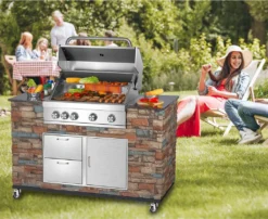 El Fuego Outdoor Grillküche Built In Edelstahl 4 +1 Infrarot -Tepro Verkäufe 2024 b33ecf798c3261349543cba6ec7dc262